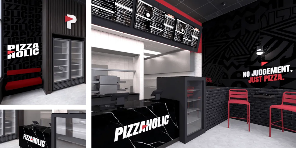 Pizzaholic franchise campaign for Edmonton, Alberta
